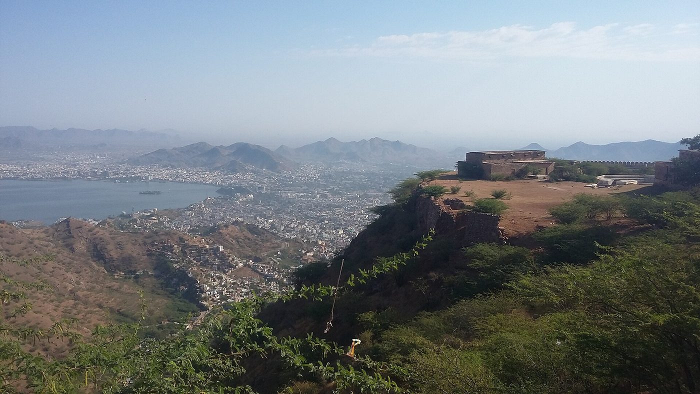 View over Ajmer from Taragarh hill